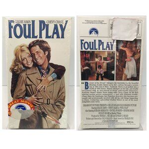 Foul Play VHS Sealed 1990 Hi-Fi Paramount Pictures Chevy Chase Goldie Hawn